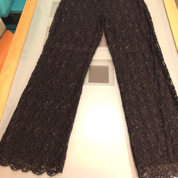 cami Pants - Black beaded lace pants. For the rockstar in you!